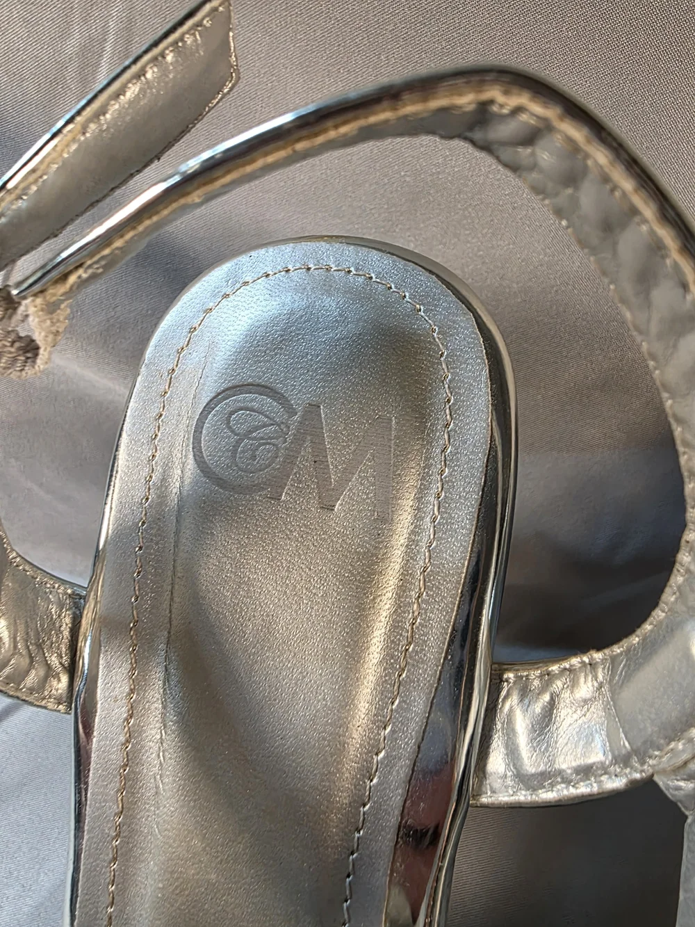 Sparkling Silver Strappy Platform Sandals for Women